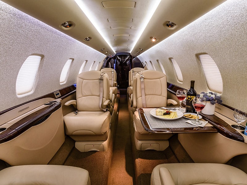 Citation Sovereign Cabin Interior