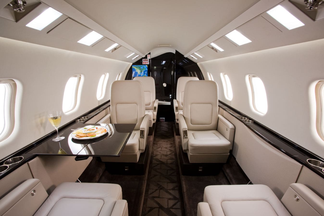 Learjet 60 Interior