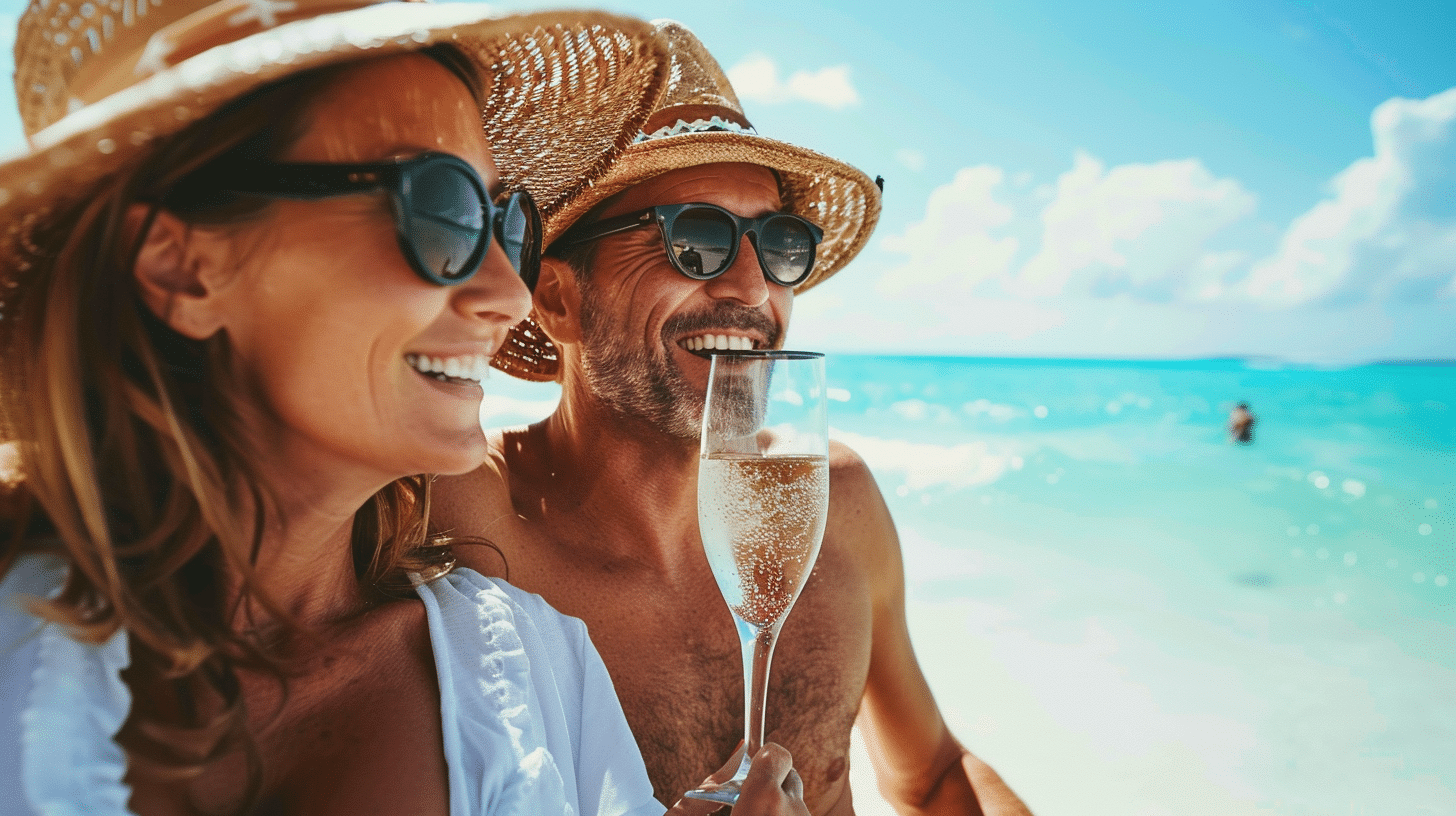 Celebrity Holidays Couple at the Beach