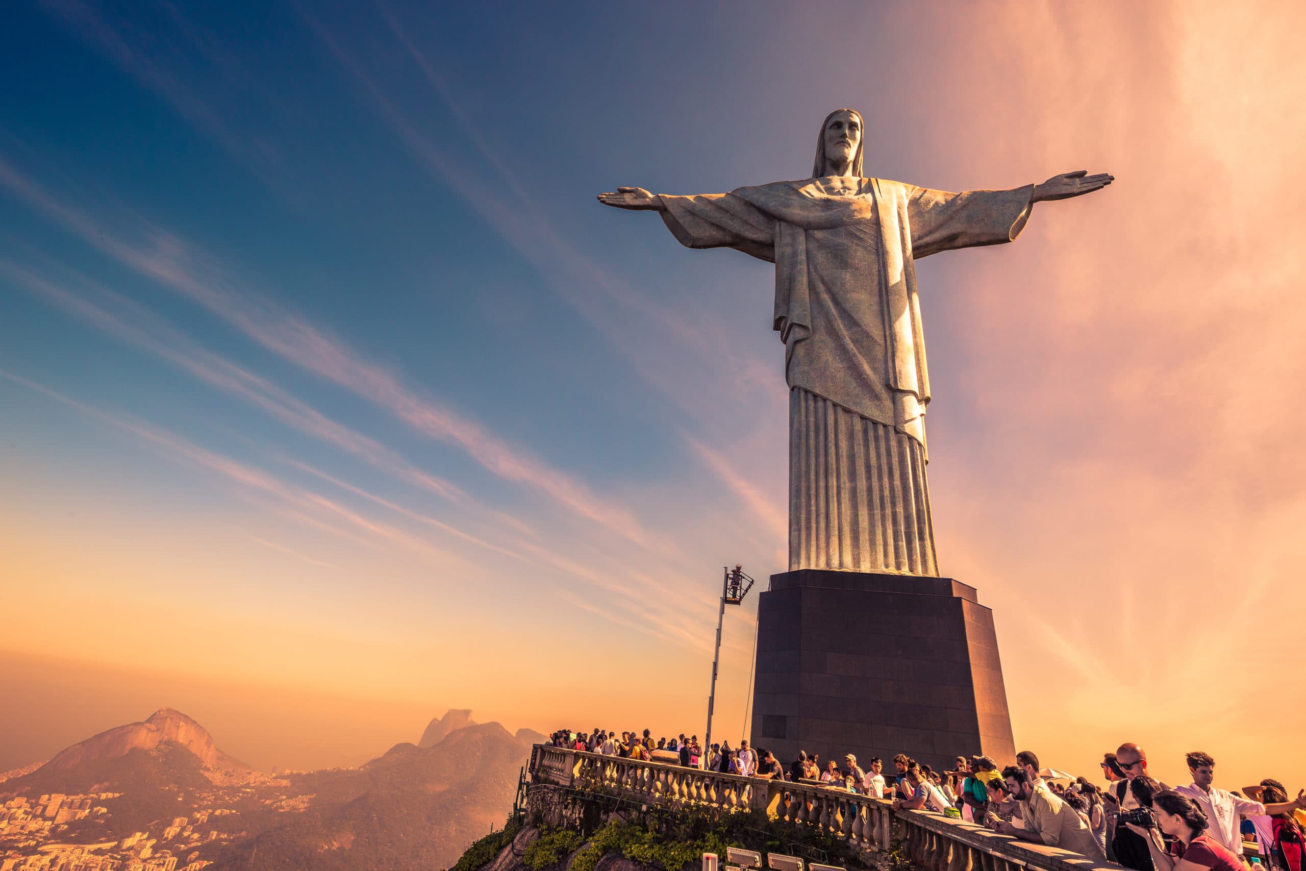 Christ the Redeemer. Fly Private Jet to Rio De Janeiro.