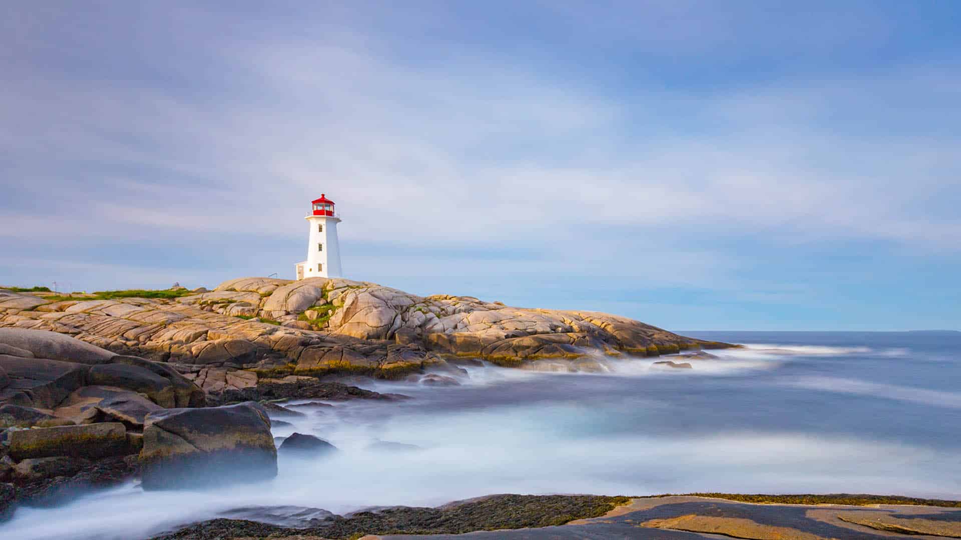 Peggy’s Cove. Fly Private Jet to Halifax.