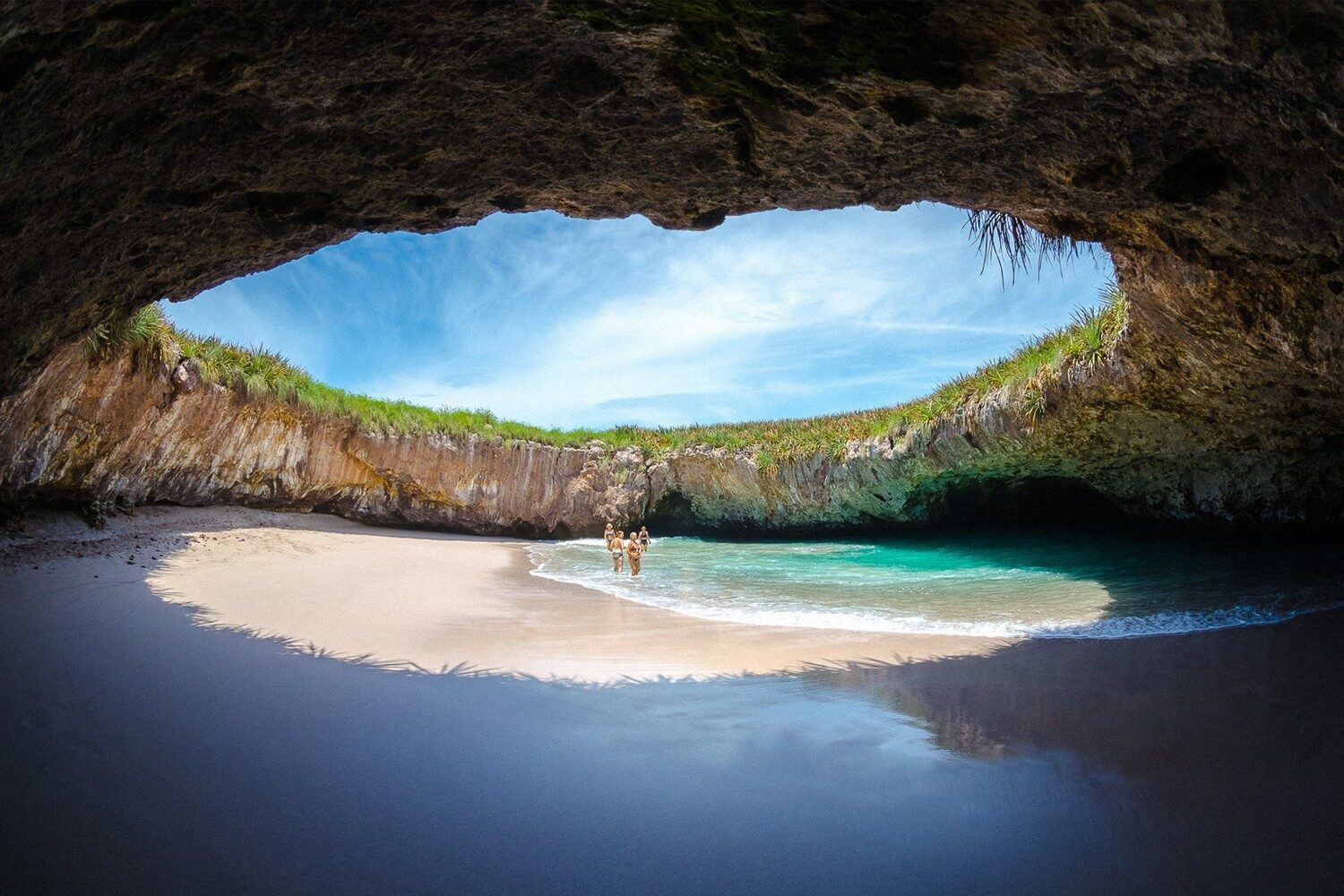 Hidden Beach, Islas Marietas. Fly Private to Puerto Vallarta.