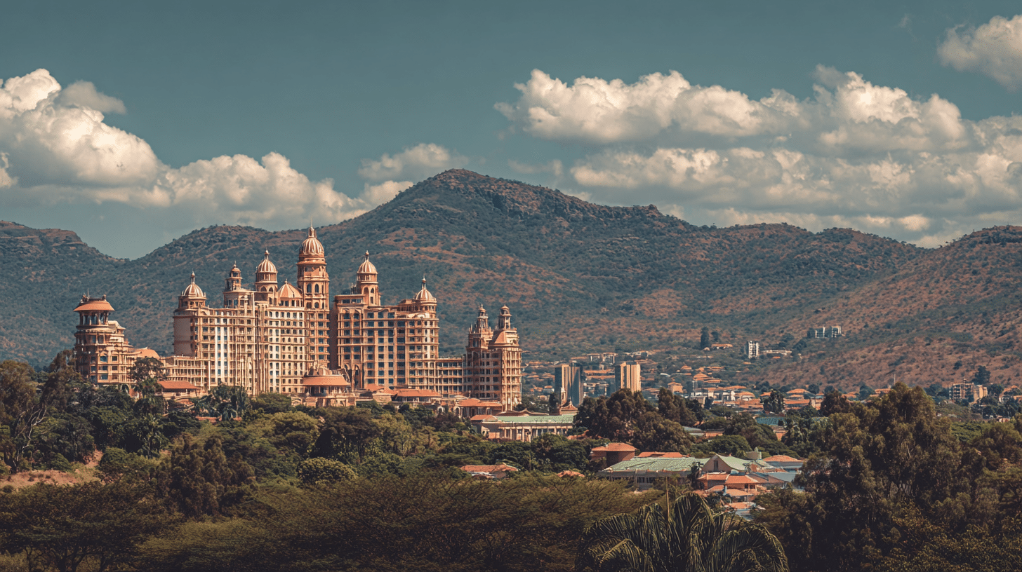 Sun City, South Africa, Skyline in the Afternoon